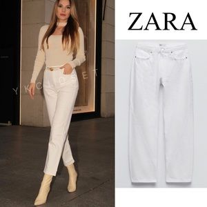 STRAIGHT HIGH RISE JEANS || ZARA || YKCLOSET